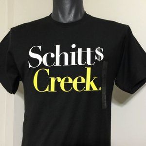 Schitt's Creek Official Logo Graphic T-Shirt Black Medium NWT